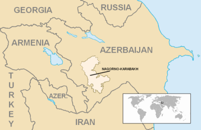Map of Nagorno-Karabakh