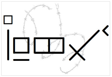 BlissNatural Flash Card: Barbed-Wire