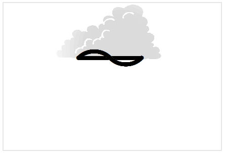 BlissNatural Flash Card: Cloud