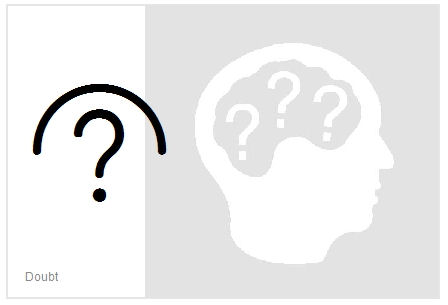 BlissNatural Flash Card: Doubt