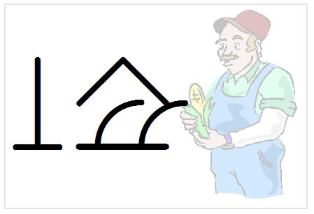 BlissNatural Flash Card: Farmer