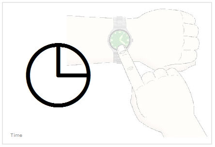 BlissNatural Flash Card: Time