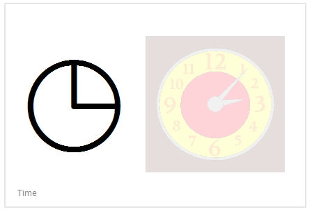 BlissNatural Flash Card: Time