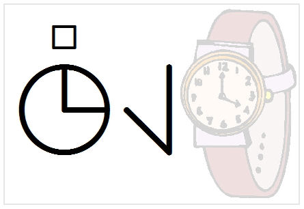 BlissNatural Flash Card: Wrist-Watch